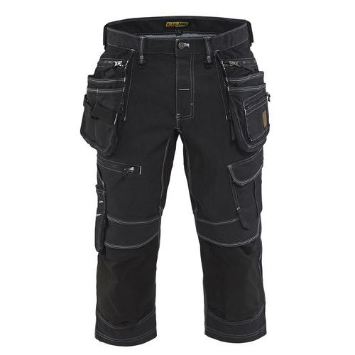 Pantacourt x1900 artisan stretch 2D noir