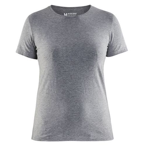 T-Shirt femme gris, coupe ajustée