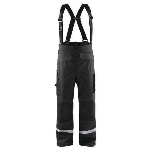 Pantalon de pluie niveau 2, poche jambe avec soufflet et rabat