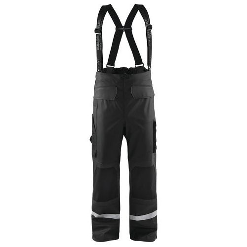 Pantalon de pluie niveau 2, poche jambe avec soufflet et rabat