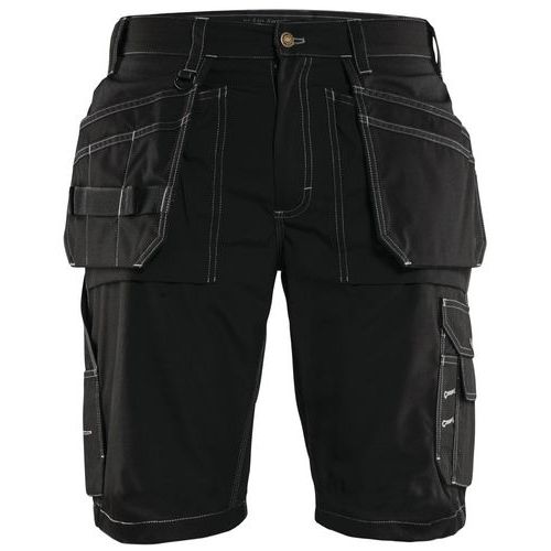 Short artisan été noir