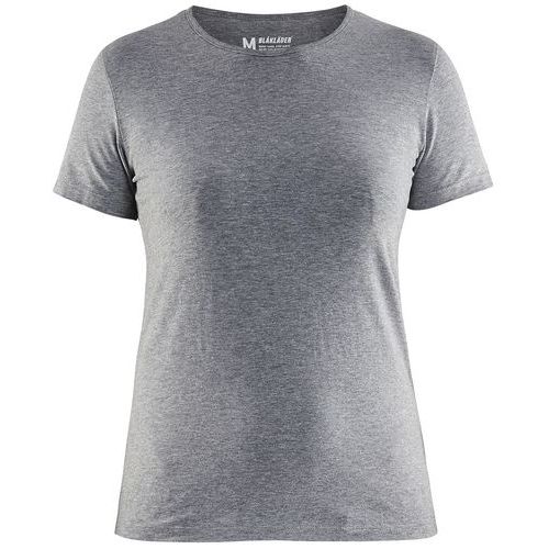 T-Shirt femme gris, coupe ajustée