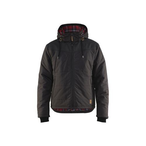 Veste hiver gris foncé épaules renforcées