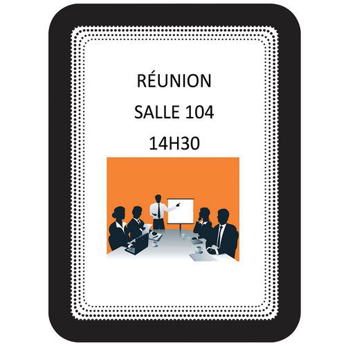 Pochette-cadre d'affichage Magneto - Dos adhésif repositionnable - A5 - Tarifold