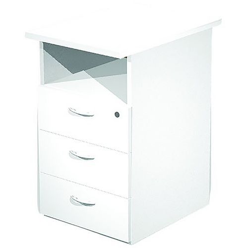 Caisson demonté hauteur bureau 3 tiroirs Fast - 60 cm - Artarredi Caisson demonté hauteur bureau 3 tiroirs Fast - 60 cm - Artarredi