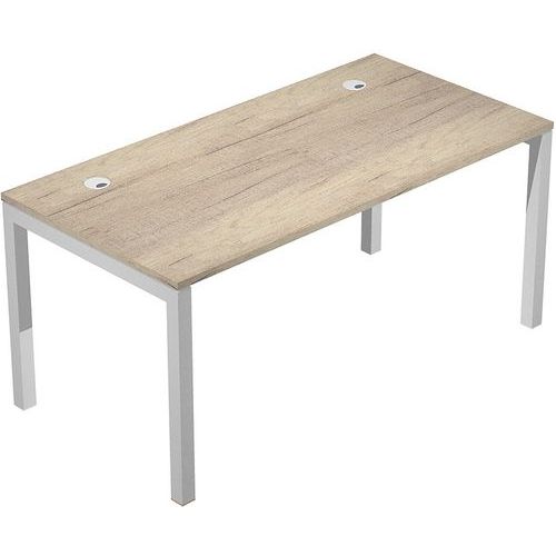 Bureau avec pied métal Trendy - Épaisseur 25mm - Artarredi