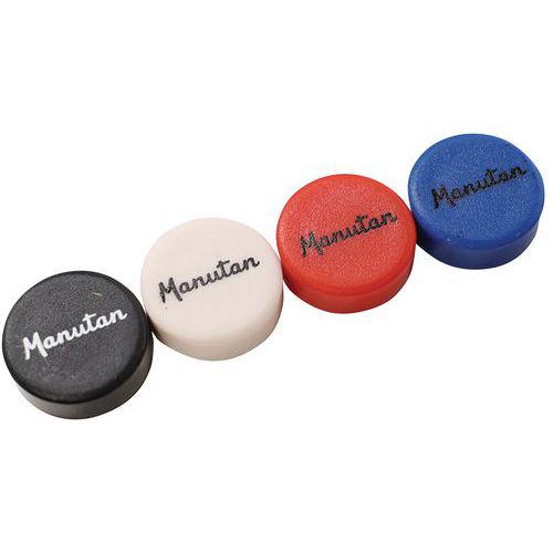 Aimant rond coloris assortis - Manutan Expert