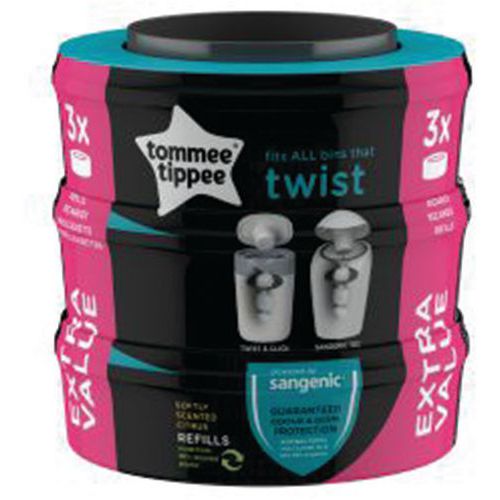 Cartouche d'enveloppes plastique pour couches bébé_Tommee Tippee