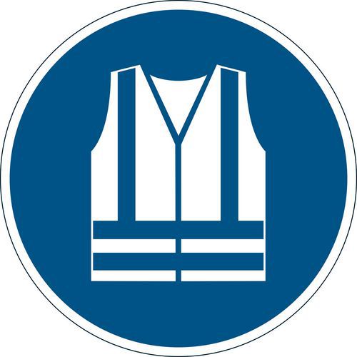 Pictogramme adhésif de marquage au sol avec symbole