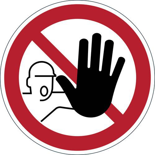 Pictogramme adhésif de marquage au sol