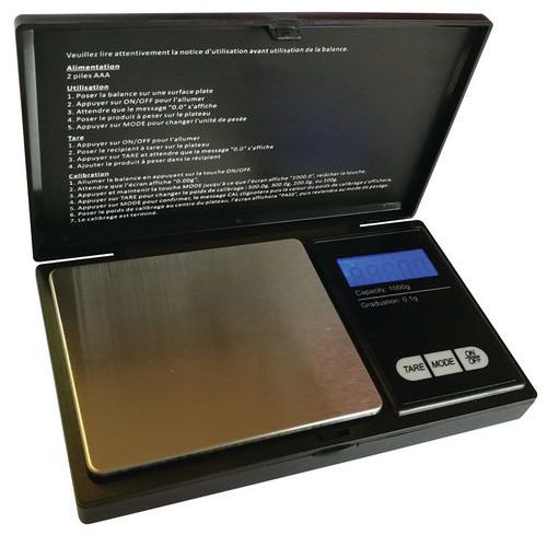 Balance de poche - DS1K0.1 - Manutan Expert Balance de poche - DS1K0.1 - Manutan Expert