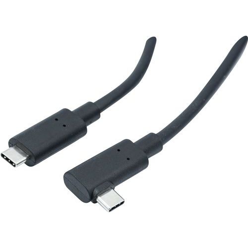 Cordon USB hybride type A et C coudé Gen2 - Generique