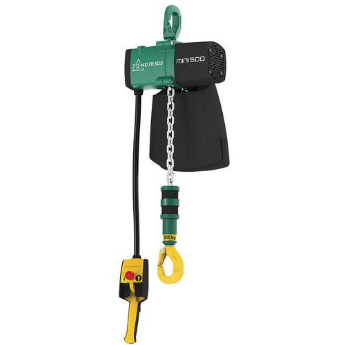 Palan pneumatique JDN mini - Force 125 à 980 kg