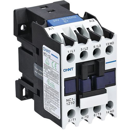 Contacteur 12A/AC3 1NO 24Vca_Chint