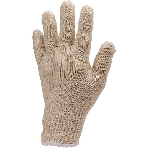 Gants Eurolite 4300 J10 coton ecru poignet tricot - Coverguard Gants Eurolite 4300 J10 coton ecru poignet tricot - Coverguard