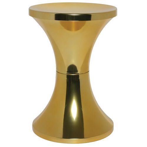 Lot de 2 tabourets TAM TAM Chrome Stamp