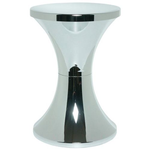 Lot de 2 tabourets TAM TAM Chrome Stamp