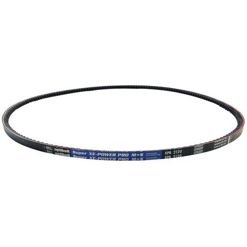 Courroie trapézoïdale étroite crantée section XPZ (9,7 x 8)