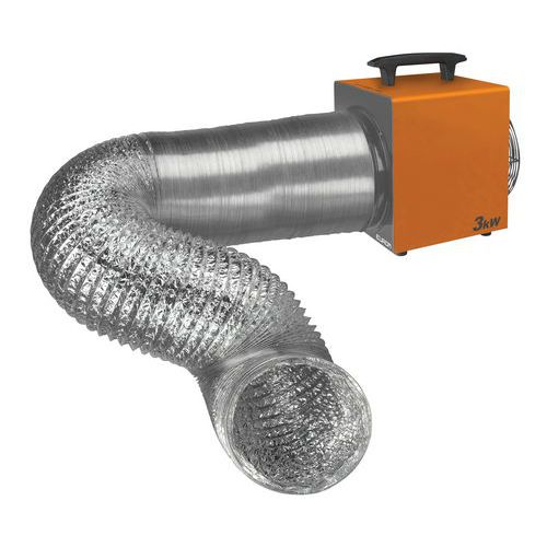 Conduit flexible 5 mètres - Heat-Duct Pro 3.3kW et 9kW - Eurom