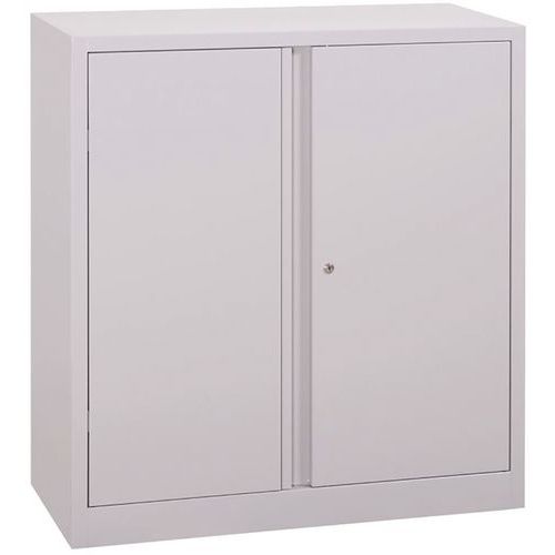Armoire monobloc à portes battantes compacte - Hauteur 100 cm - Manutan