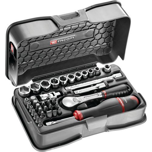 Coffret douilles 1/4 pouces 6 pans - 15 pièces Coffret douilles 1/4 pouces 6 pans - 15 pièces