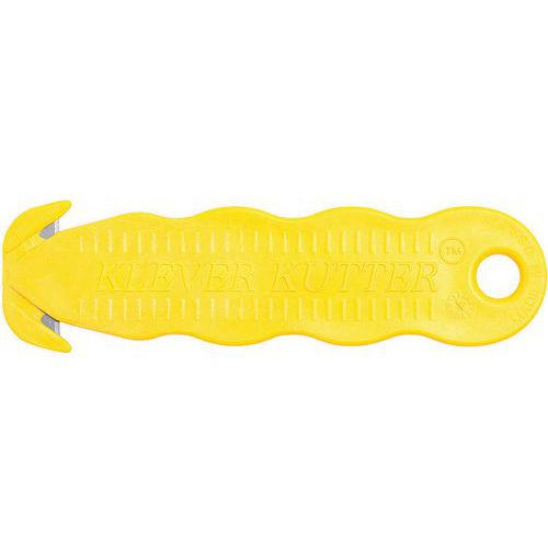 Couteau de sécurité jetable - Jaune - Klever