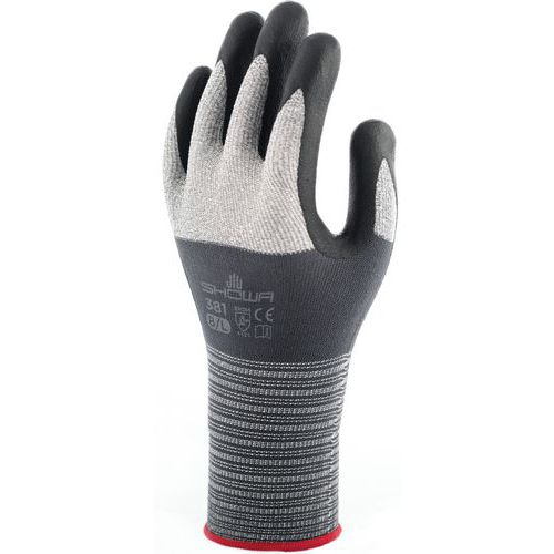 Gants microfibre 381 - Enduction nitrile microporeux _Showa