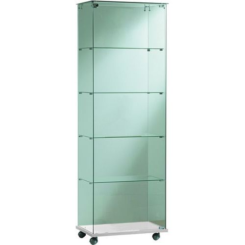 Vitrine d'exposition Echo blanche hauteur 180 cm - Manutan Expert Vitrine d'exposition Echo blanche hauteur 180 cm - Manutan Expert