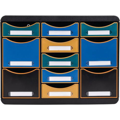 Module de classement 11 tiroirs Storebox Multi Neo Deco - Exacompta