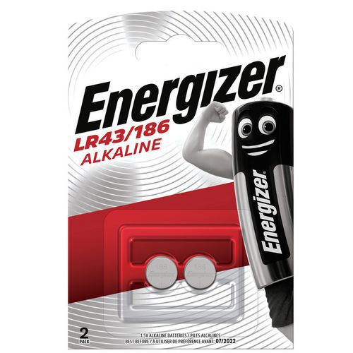 Pile bouton alcaline LR43 - Energizer