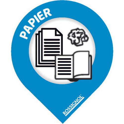 Sticker tri - papier - bleu ciel_Rossignol Pro Sticker tri - papier - bleu ciel_Rossignol Pro