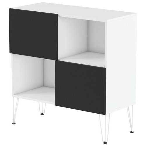 Rangement mi-haut Java damier hauteur 101 cm - MBA