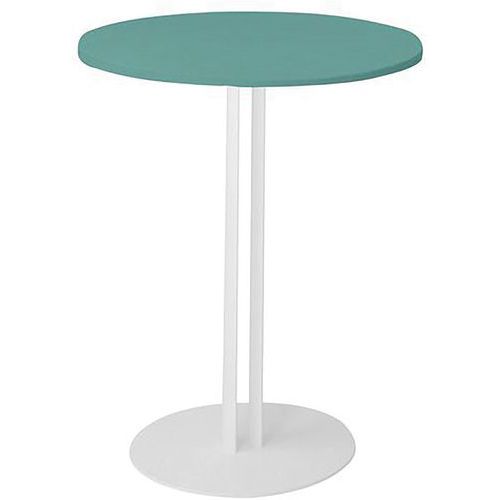 Table Roxane piètement 2 tubes Ø 60 cm