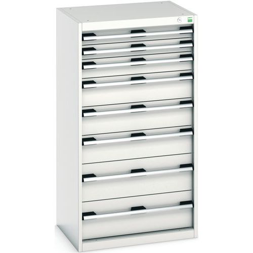Armoire d'atelier à tiroirs cubio SL-6512-8.1 - Bott