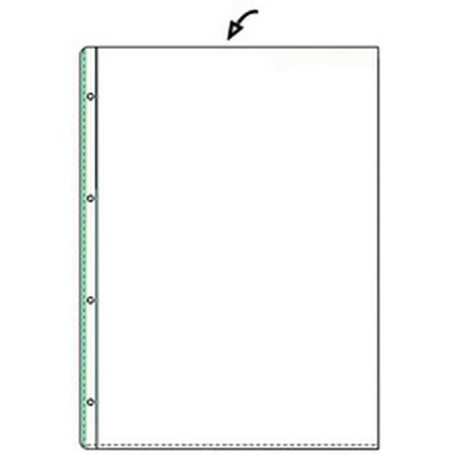 Pochette perforée Standard, A4, en PVC, grainée