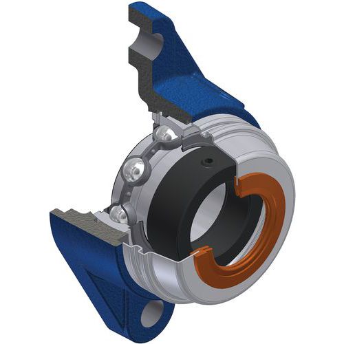 Roulement à billes Insert radial, joint à une lèvre - série ESFLE200