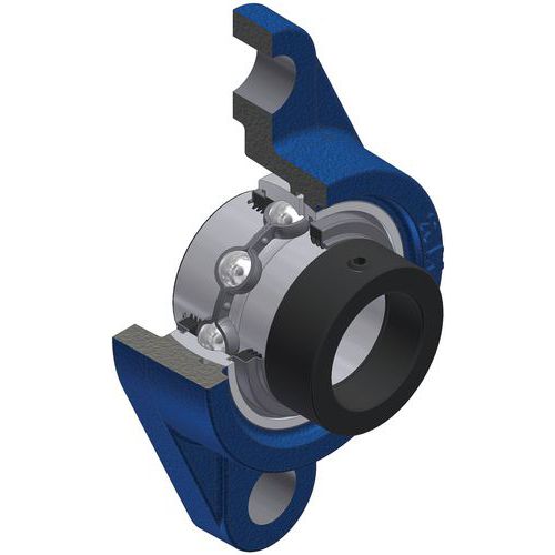 Roulement à billes à Insert radial, joint triple lèvre - série EXFL200 Roulement à billes à Insert radial, joint triple lèvre - série EXFL200