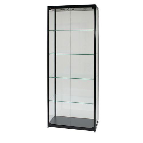 Vitrine d'exposition - 800 x 400 x 2000 mm - Manutan Expert