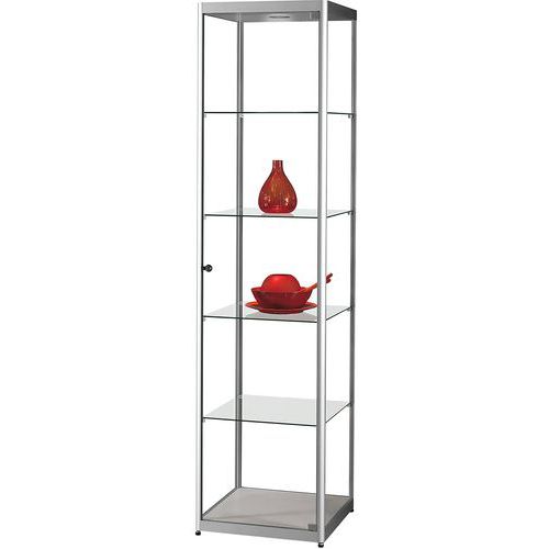 Vitrine d'exposition - 500 x 500 x 2000 mm - Manutan Expert