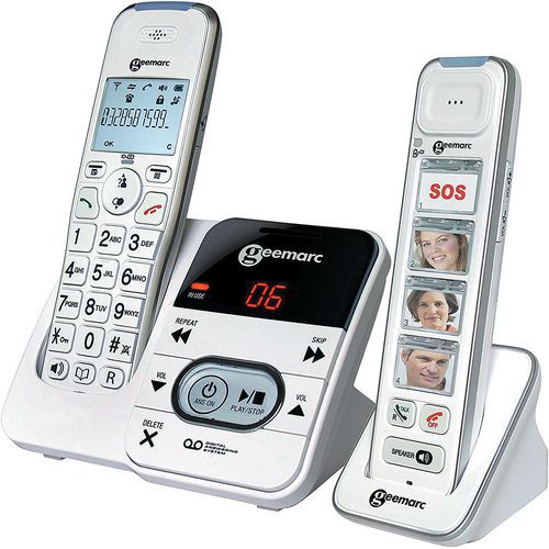 Pack mobility 295 : Téléphone sans fil AmpliDect + PhotoDect - Geemarc