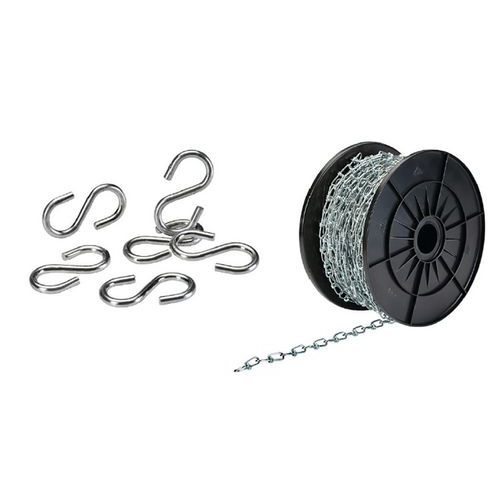Kit de suspension 5x1 m chaînettes + 6 crochets pour miroir hémisphérique demi-sphère - Kaptorama