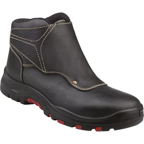 Chaussures hautes avec rabat cuir croupon pigmenté S3 HRO HI SRC Chaussures hautes avec rabat cuir croupon pigmenté S3 HRO HI SRC