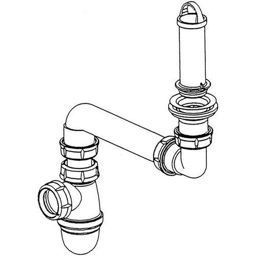 Vidage avec siphon pour vasque Handilav Vidage avec siphon pour vasque Handilav