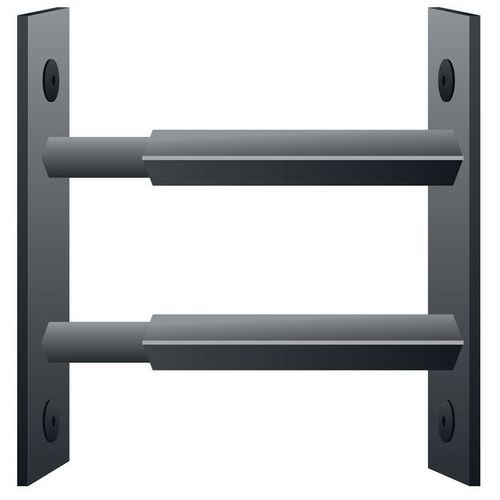 2 barres sécurité télescopique pour fenêtre - longueur 55à103cm-Mottez