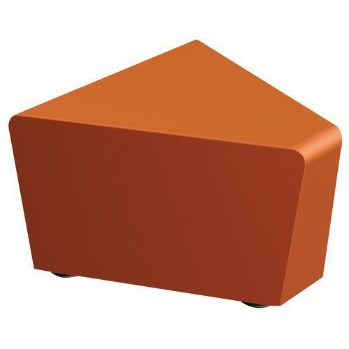 Pouf d'angle Maldiv tissu polyester Sokoa