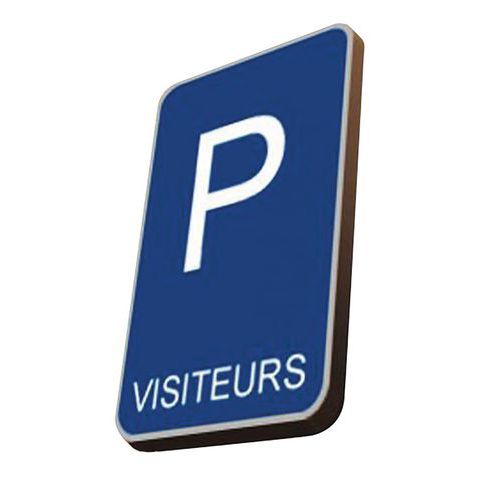 Panneau parking visiteurs
