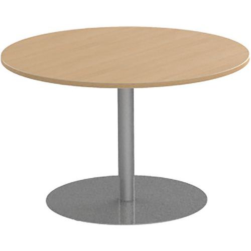 Table de réunion ronde 120cm pied tulipe