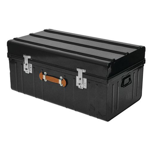 Cantine acier grande capacité avec couvercle bombé et poignée cuir - 160 à 225L - Pierre Henry