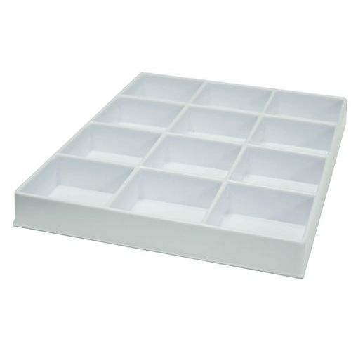 Grille alvéolée compartiments pour bloc