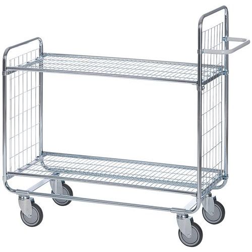 Chariot de préparation commande 2 plateaux - Capacité 200kg